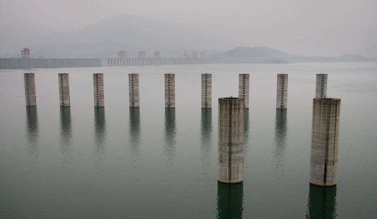 The Completed Three Gorges Dam, January, 2007