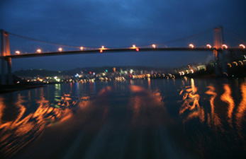 Night Bridge on the Yangtze