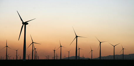 Windmills in Xinjiang